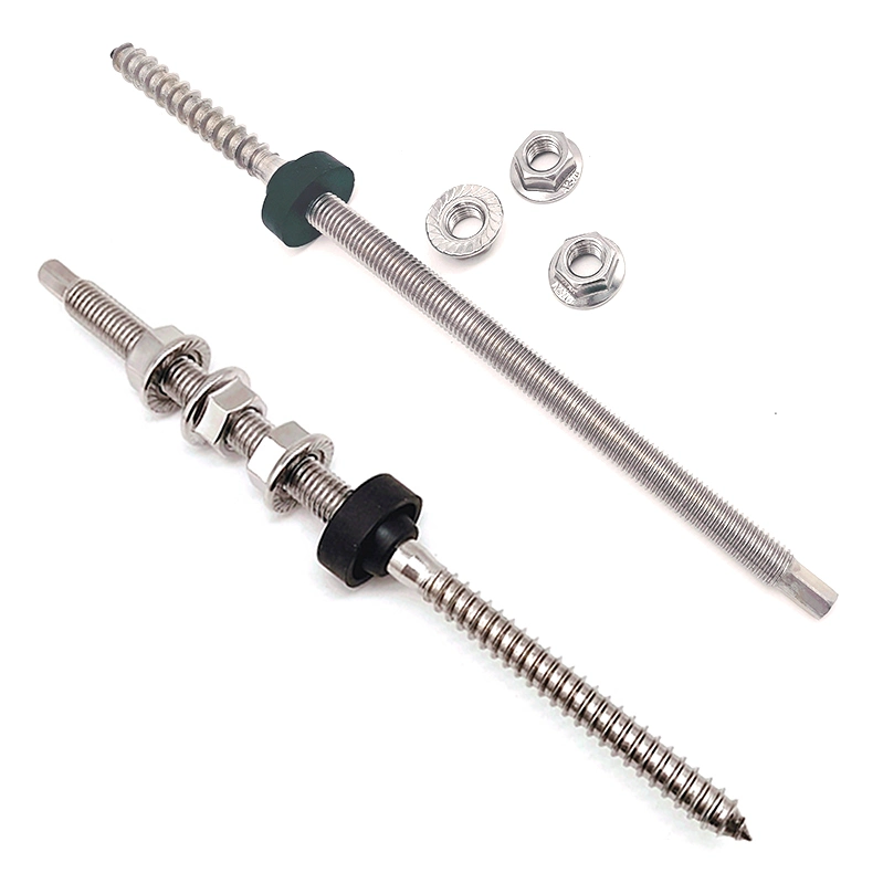 Adjustable Studs for The Installation of Solar Panels