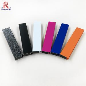 China Oval Aluminium Tube 100mm Diameter Wearproof Scratchproof Powder Coated wholesale