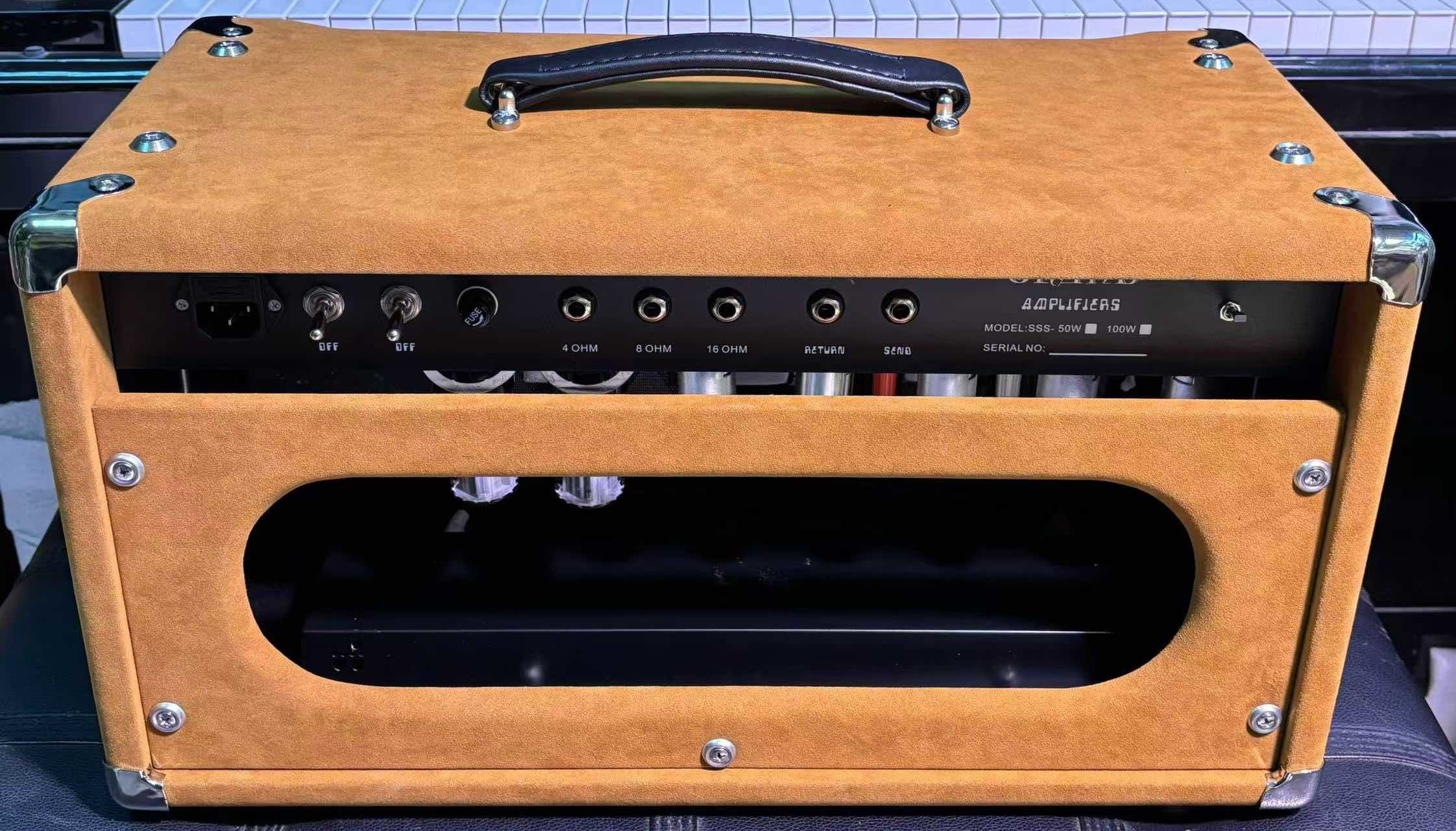 Custom Dumble Steel String Singer Clean Reverb Tone SSS20 ECC83S*5 EH 6V6*2, Handmade Grand Guitar Amp Head 20W 50W 100W Optional