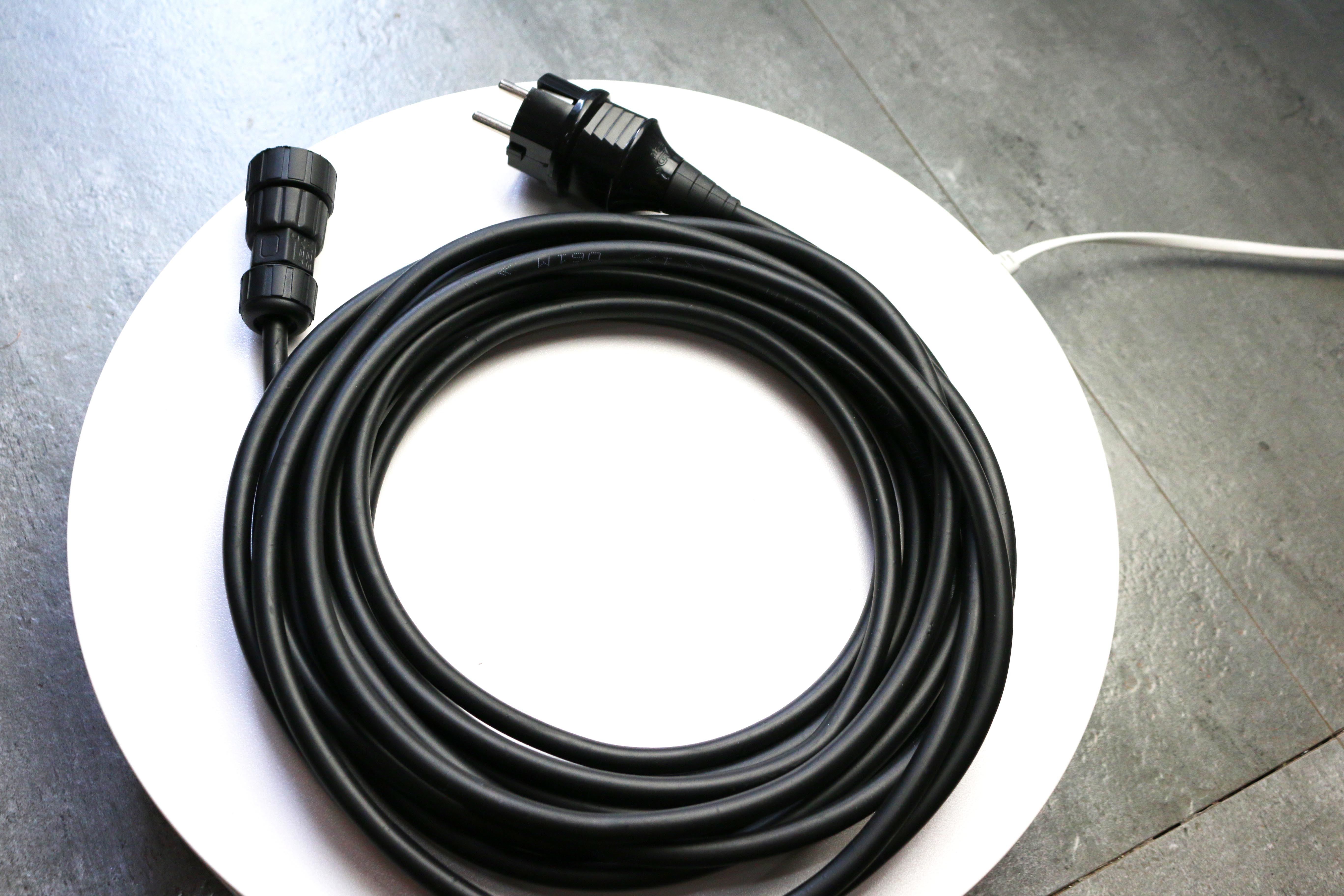 Copper Black 10m Solar Ac Cable Connect Micro Inverter Conductivity