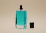 Rectangle Cosmetic Spray Bottle With Matte Black Crimp Perfume Sprayer