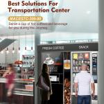 Supply Commercial Floor Standing Coffee Machine Self Service Coffee Vending