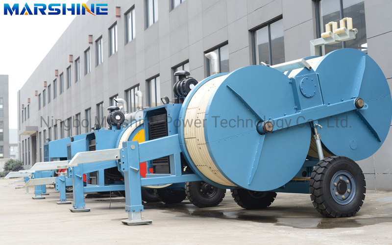 Overhead Line Cable Stringing Equipment 2X80kn Hydraulic Cable Tensioner Wire Tension Device