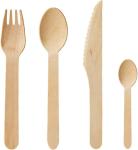 Lightweight Disposable Wooden Cutlery Set Customizable Sustainable