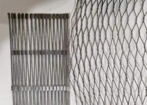 China Ferrule Wire Rope Mesh Net Flexible Stainless Steel Cable Netting For Building wholesale