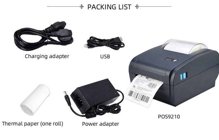 Classical Good Design Thermal Label Roll Printer 4x6 Shipping Label Printer with SDK