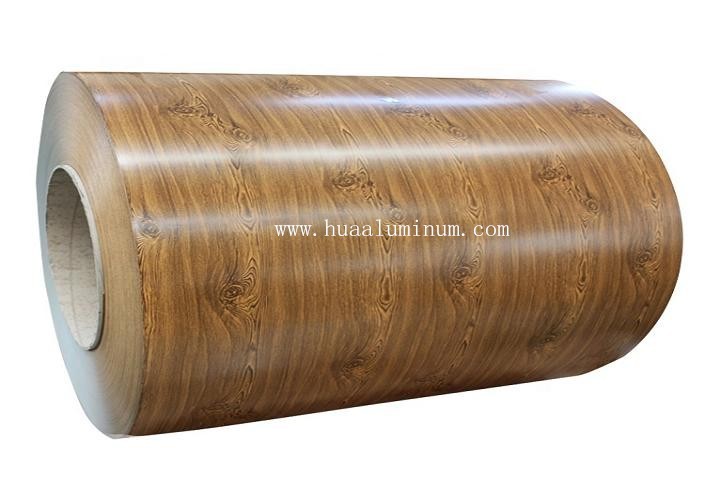 ISO9001 H14 Wood Coated Aluminium Coil For Home Appliance