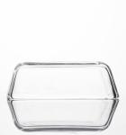 Factory Whosale High Quality Clear Glass Butter Dish Set