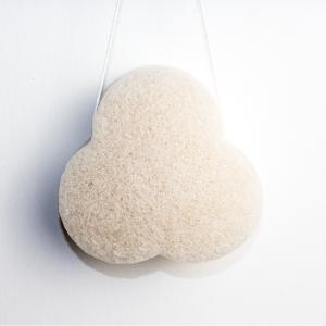 China 100% Natural Clover Shape Body Konjac Sponge For Blackheads wholesale