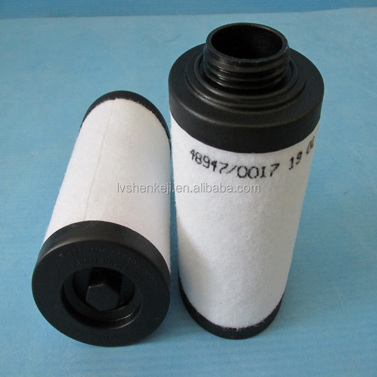 Exhaust Filter Cartridge Pn 731401-0000 For Oil Removal Impurities