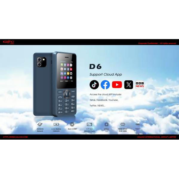 0.08MP Camera Type 2G Network Cell Phones Only 110g Long Battery Life
