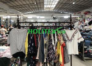 China Holitex Used Womens Clothing New York Style Ladies Cotton Blouse For Cambodia wholesale