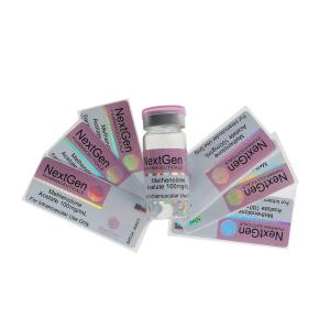 China PVC Pharmacy 10ml Vial Labels Spot UV Printing Water Resistant wholesale
