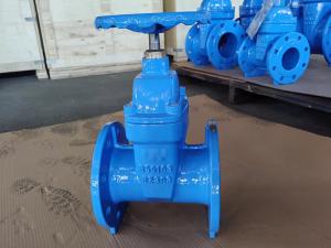 China CI Sluice Sewage BS5163 Gate Valve With BS4504 End Flange wholesale