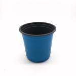 blue color nursery pot plastic flower pot