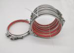 Quick Release 100mm Ss Pipe Clamp Together Duct Pipe