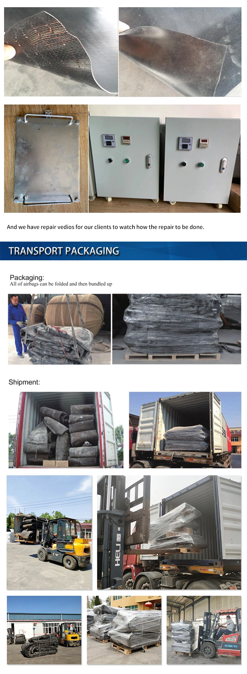 Marine Salvage Floating Pontoon Pneumatic Rubber Airbag for Lifting
