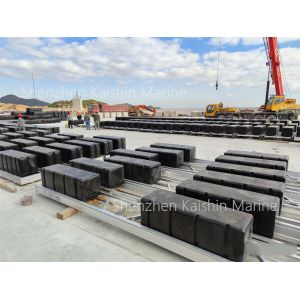 China Black Floating Dock EPS Foam Inside LLDPE Plastic Cubes Floating Pontoon Floaters wholesale