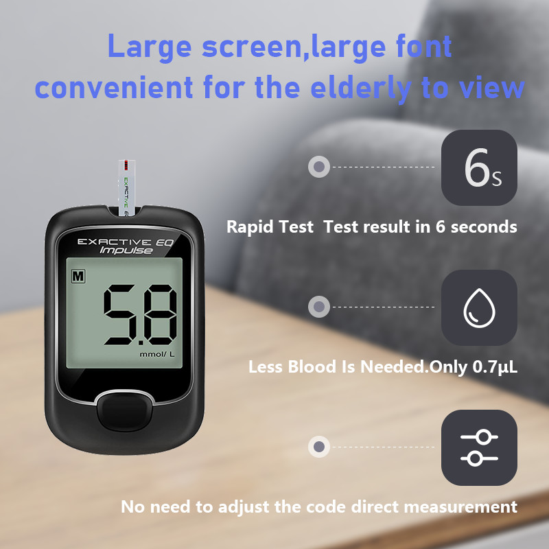 Lightweight One Touch Glucose Meter Quick Chek 5s 0.6μL