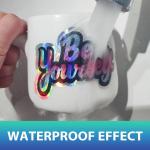 Inkjet Printable Waterproof Holographic Hologram Sticker Paper For Self Adhesive