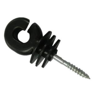 China Customized Plastic Electric Fence Screw In Insulators High Durability wholesale