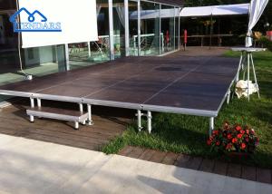 China Outdoor Aluminium Party Tent Accessories , Portable Event Stage For Wedding Concert wholesale
