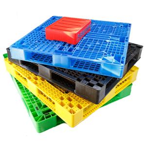 China PMMA TPU Rackable Plastic Pallets Molded Plastic Pallets Black wholesale