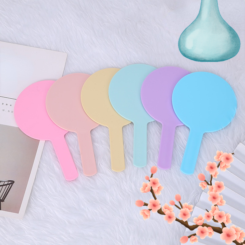 Everyday Cosmetic Table Mini Pocket Makeup Circle Mirror Customizable Logo and Cute Design