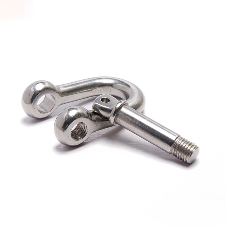 DIN82101 Marine Use Hardware Shackle din 82101 D Shackle With Coller Pin for Lifting