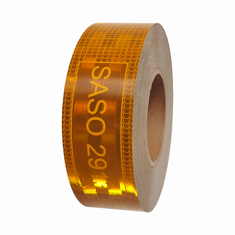 Outdoor SASO 2913 Reflective Tape strips Yellow Orange OEM