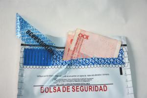 China Waterproof Coin Safe Tamper Evident Security Bags Digital Printing wholesale