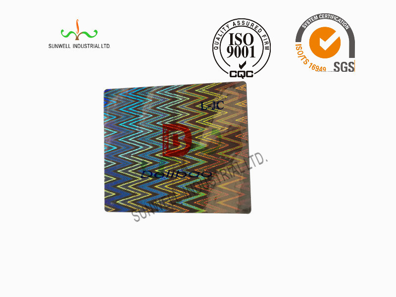 Glossing Lamination Custom Product Labels Stickers Adhesive Laser Film Material