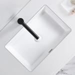 Non - Porous Naturally Hygienic Ceramic Trough Sink Undermount Wash Basin