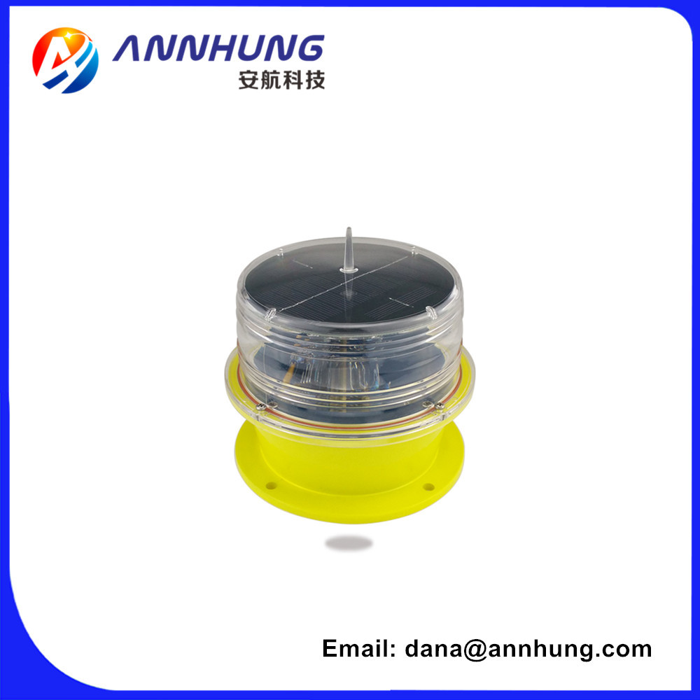 24 Hours Working Solar Airfield Lighting Runway Edge Light Steady