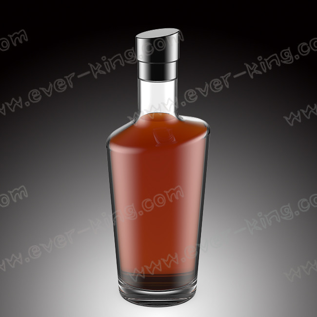 OEM 1500G Luxury Decaling Whiskey Glass Bottle