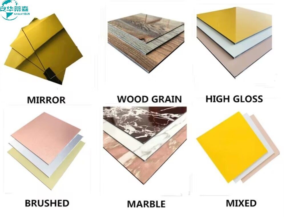 Nano Coating Fireproof ACP Panel Aluminum Composite Panel Solid Color 1220mm 1250mm
