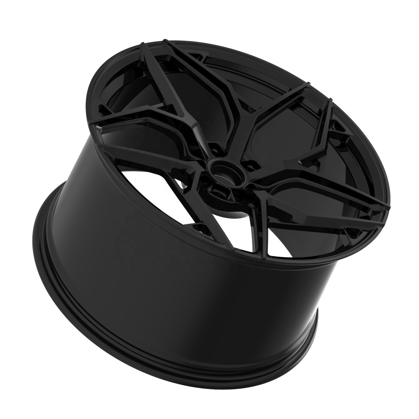 Custom forged 6061 aluminum alloy wheels rims polished luxury forged wheels