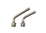 Bend 60° Tubeless Tire Valve Stem Brass Nickel Plated 9.7mm Rim Hole TR545D Bolt