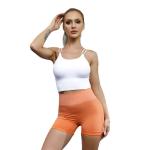 Casual Sleeveless Knitting White Ribbed Crop Top Women Slim Fit Tank Top