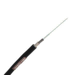 China Central Bundle Tube Type Unarmored Black Fiber Optics Cables GYXTY 4 Core Fiber Cable wholesale