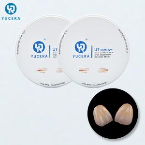 China 1500 ℃ UT Ultra Translucent Multilayer Zirconia Block wholesale