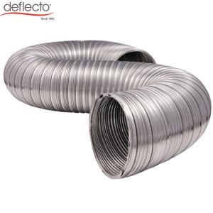 China Flexible Pipe 10 Inch x 3M Semi Rigid Aluminum Duct HVAC Air System Ventilation System wholesale