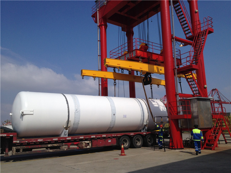 CF-25000/6 Cryogenic Liquid Nitrogen Transport Tank 60000 Liters