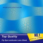PLASTIC LENTICULAR 80lpi 0.45mm dot lens sheet fly eye lenticular sheet 360 3d