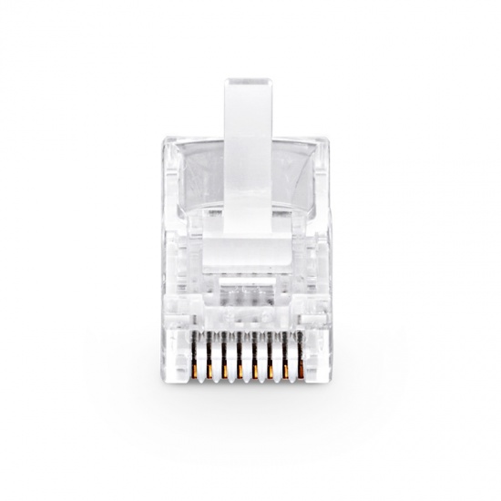 Exact Cables FLUKE Tested UTP Gold-plated RJ45 Direct Crystal Connector for Networking