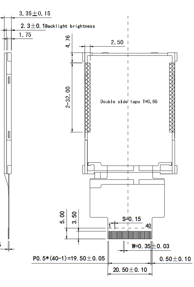 2.2 Inch TFT LCD Display Manufacturer China 176x220 Dots SPI&RGB Interface