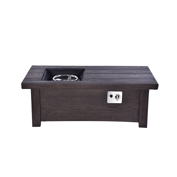 Outdoor Square 50,000 BTU Fire Pit Table Customed Size And Color