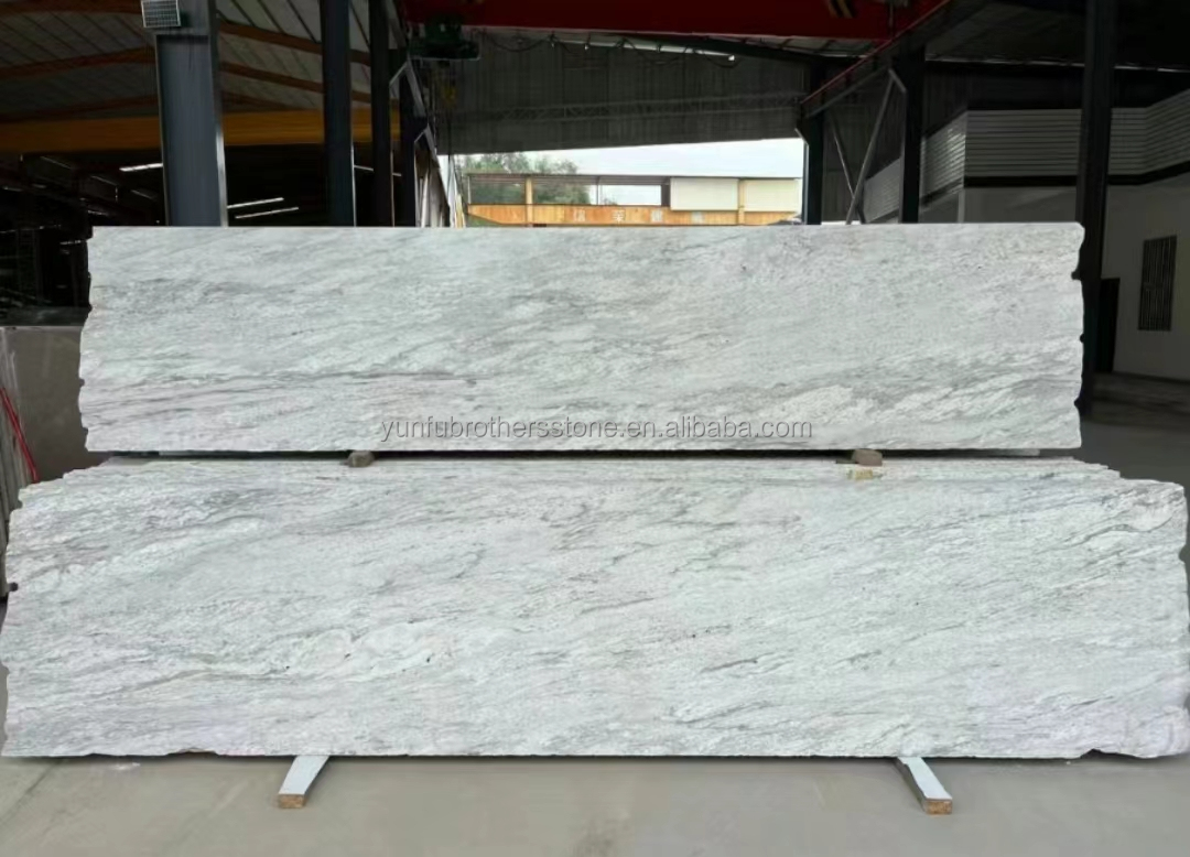 Top-Grade Andromeda White Granite Polished Slab for Residential Projects