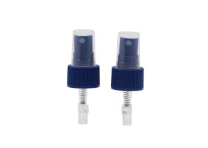 China Cosmetic Fine Mist Sprayer Pump Non Spill For Bottles Dark Blue 20 / 410 wholesale