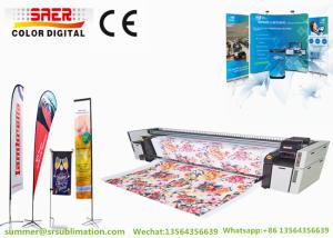 China High DPI Inkjet Textile Printing Machine With 4 Pieces Heads wholesale